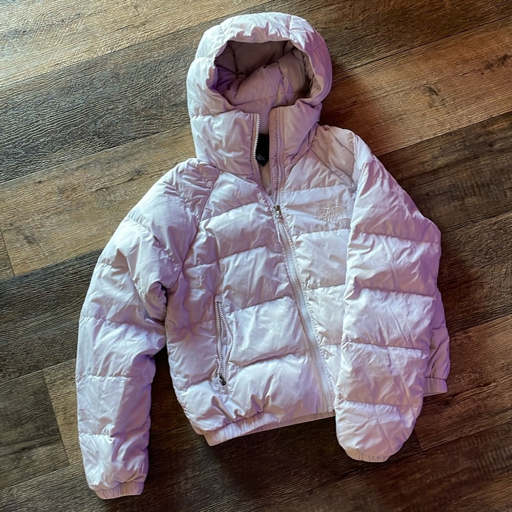 NORTH FACE Women’s medium crop puffer coat